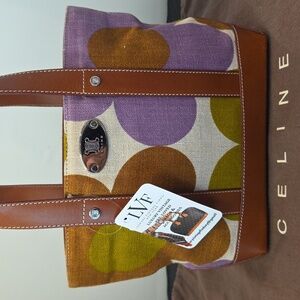 CELINE 2000 Floral Tote  Ltd Seasonal Capsule highly collectable excellent cond